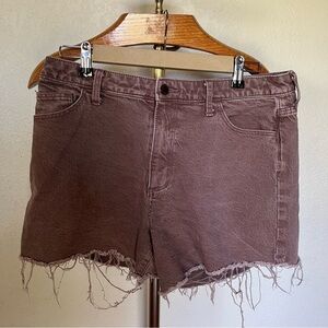 UNIVERSAL THREAD ~ Brown Distressed Cutoff Vintage Midi Shorts
